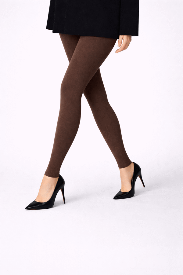 Legginsy damskie glamour BASICO / 3 – klasyczne – 90 den - obrazek 4
