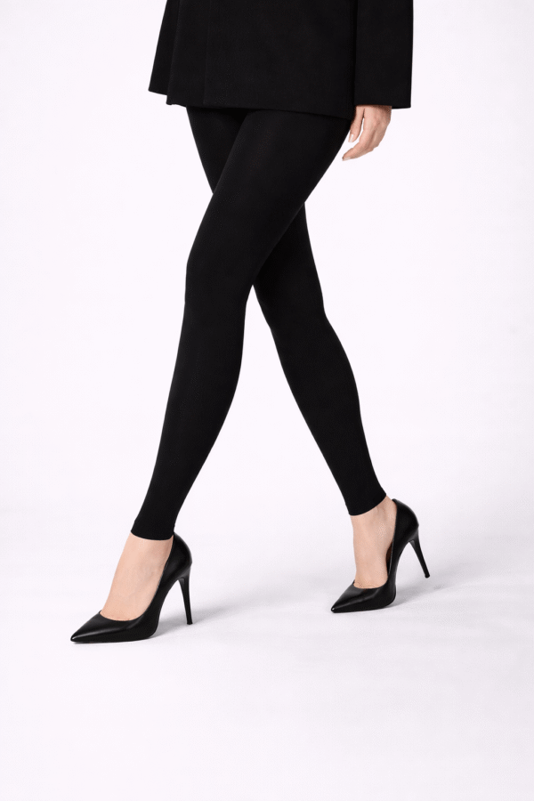Legginsy damskie glamour BASICO / 3 – klasyczne – 90 den - obrazek 3