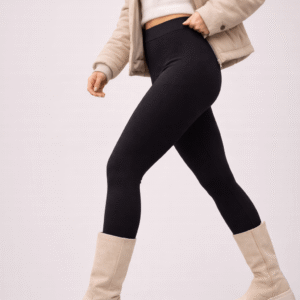 Legginsy bezszwowe CASHMERE – sportowe - na rower – 180 den