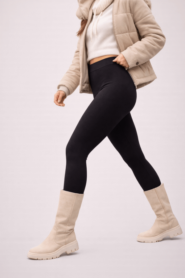Legginsy bezszwowe CASHMERE – sportowe - na rower – 180 den