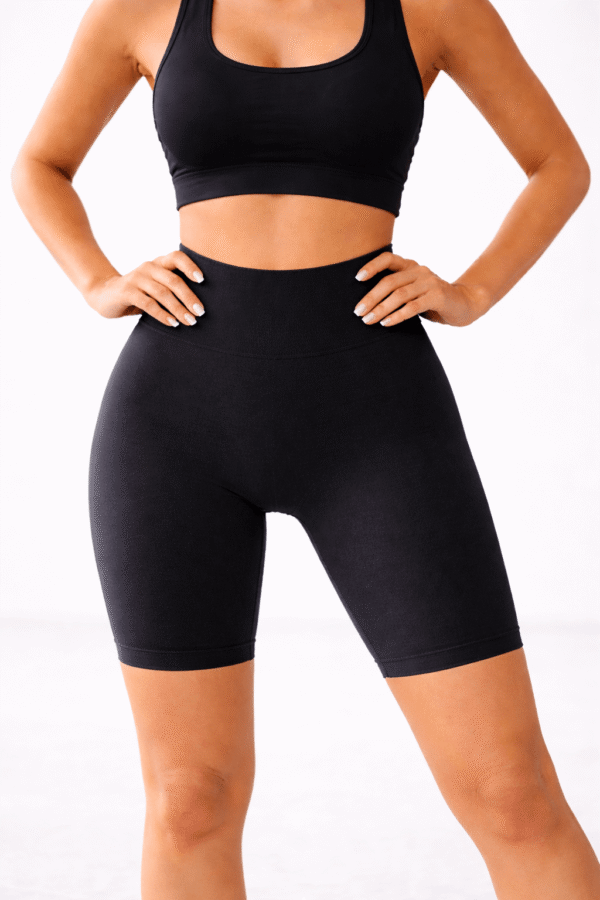Krótkie legginsy kolarki Favourite - kolarki na siłownię 90 den - obrazek 4