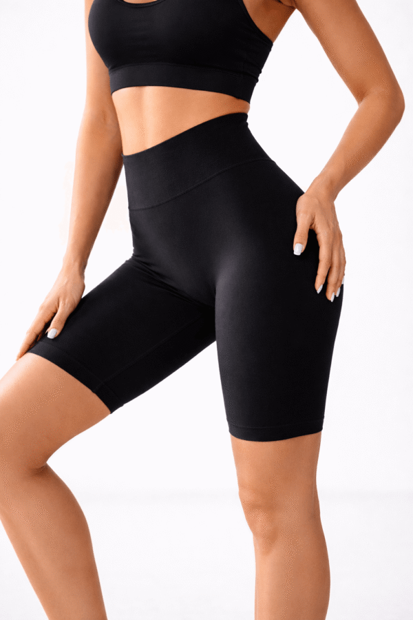 Krótkie legginsy kolarki Favourite - kolarki na siłownię 90 den - obrazek 3