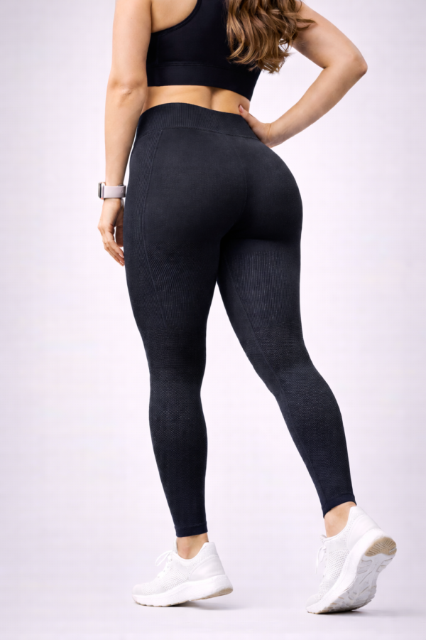 Legginsy z szeroką gumą STRUTTURE 90 den - z wysokim stanem - obrazek 10