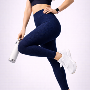 Legginsy z szeroką gumą STRUTTURE 90 den - z wysokim stanem