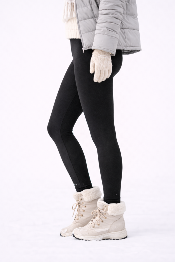 Bawełniane legginsy TERMICO - z płaskim szwem - 150 den - obrazek 4