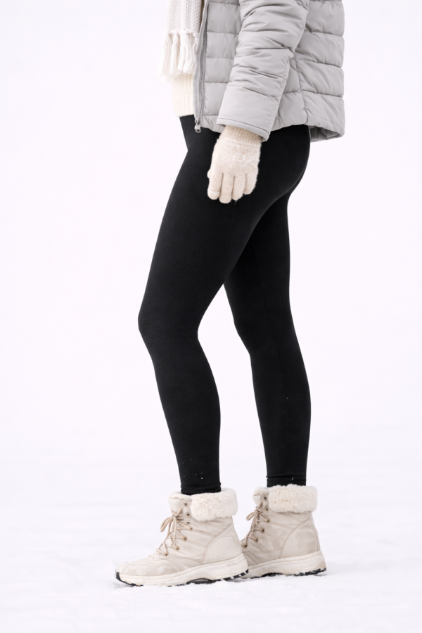 Bawełniane legginsy TERMICO - z płaskim szwem - 150 den - obrazek 5